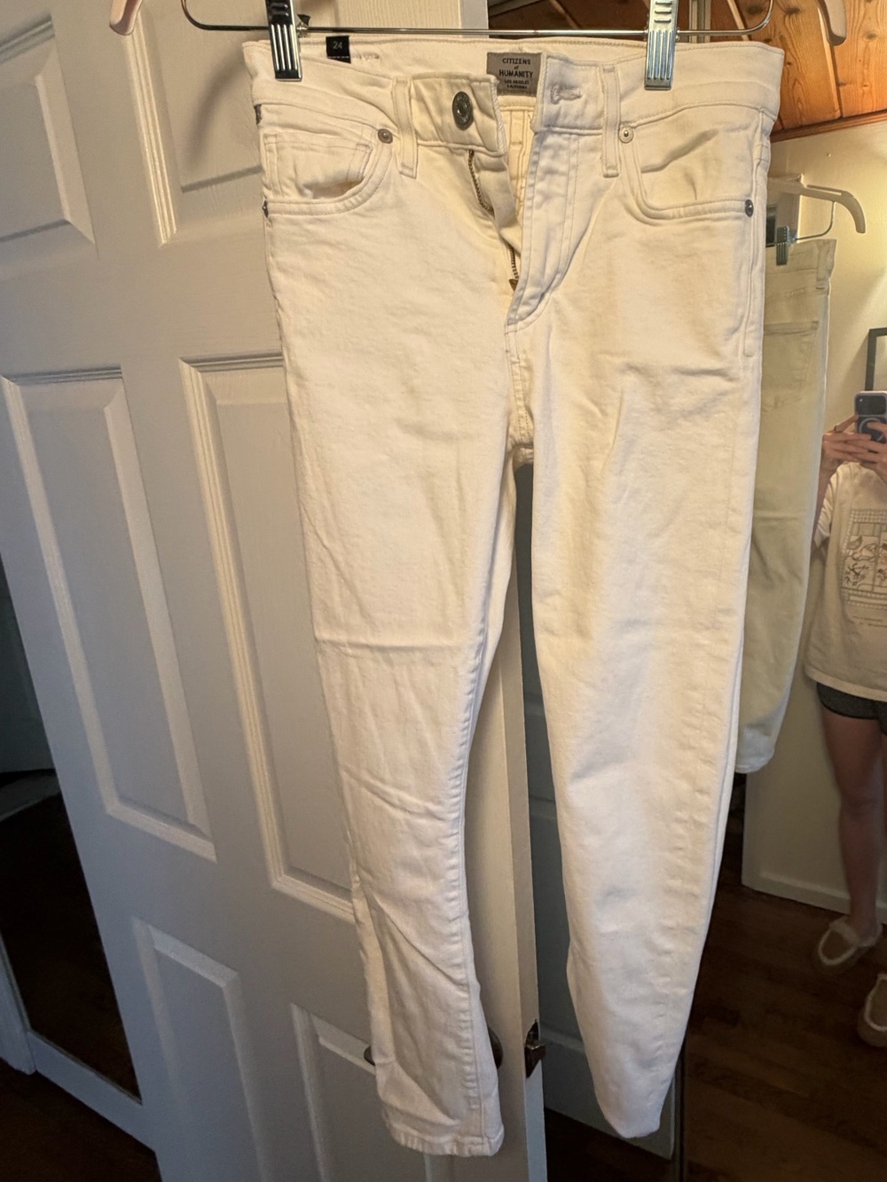 Citizens Of Humanity White Skinny Jeans